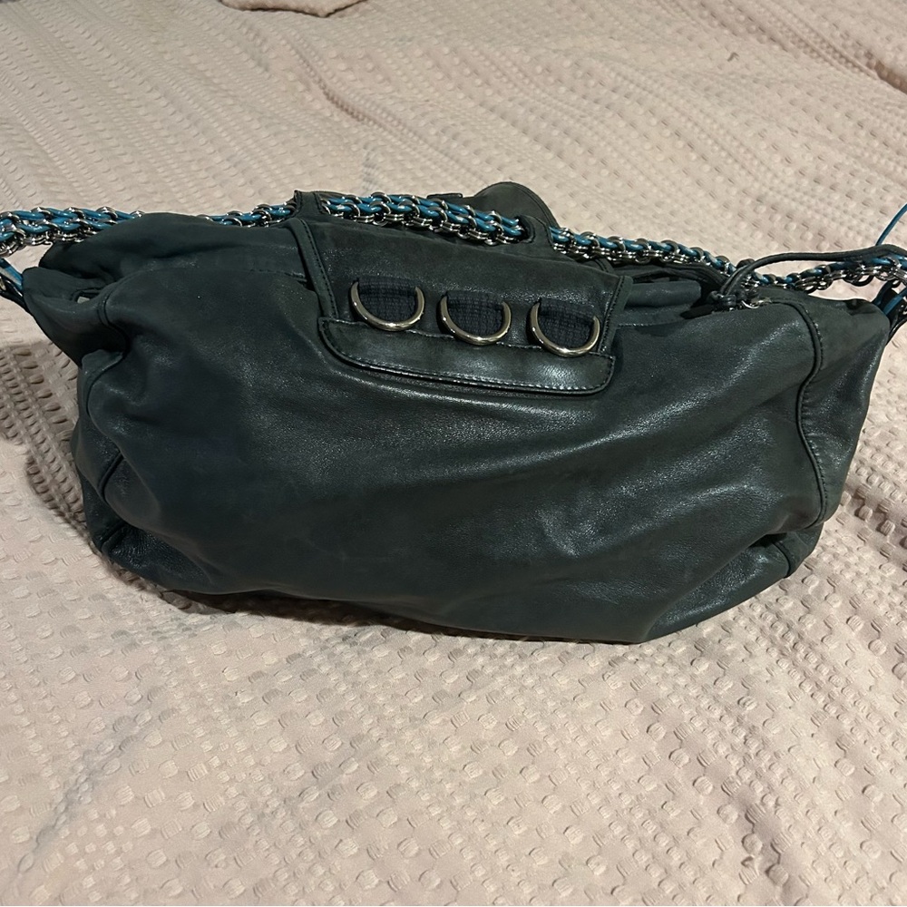 Balenciaga Distressed Leather Cargo Pocket Shoulder Bag - Picture 5 of 8